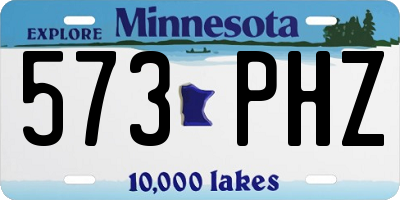 MN license plate 573PHZ