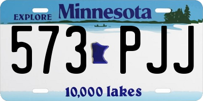 MN license plate 573PJJ