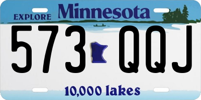 MN license plate 573QQJ