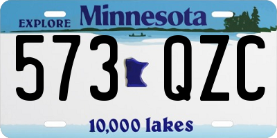 MN license plate 573QZC
