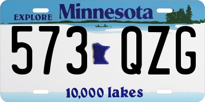 MN license plate 573QZG