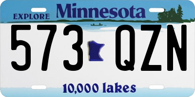 MN license plate 573QZN