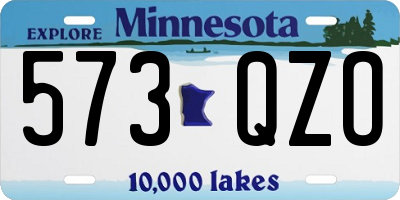 MN license plate 573QZO