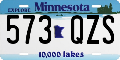 MN license plate 573QZS