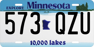 MN license plate 573QZU