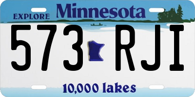 MN license plate 573RJI
