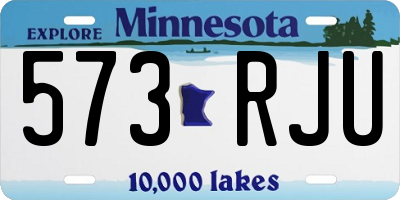MN license plate 573RJU