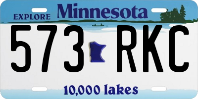 MN license plate 573RKC