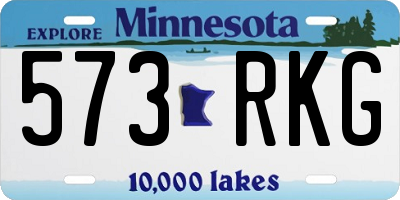 MN license plate 573RKG