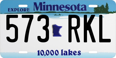 MN license plate 573RKL