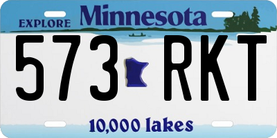 MN license plate 573RKT