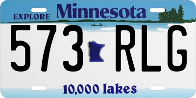 MN license plate 573RLG