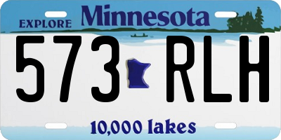 MN license plate 573RLH