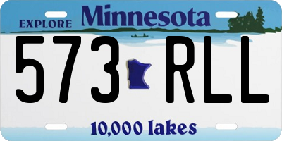 MN license plate 573RLL