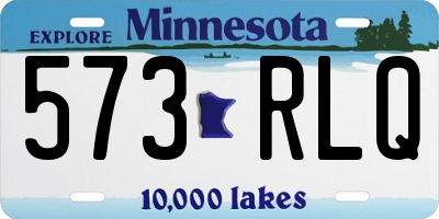 MN license plate 573RLQ