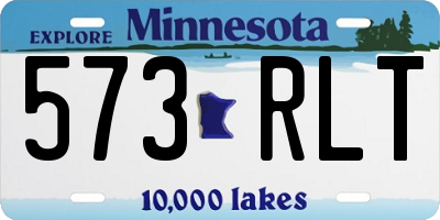 MN license plate 573RLT