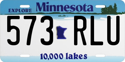 MN license plate 573RLU
