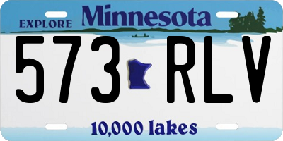 MN license plate 573RLV