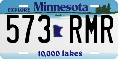 MN license plate 573RMR