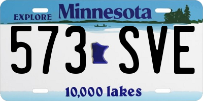 MN license plate 573SVE