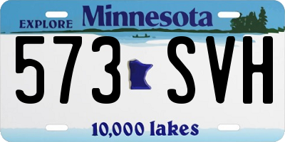 MN license plate 573SVH