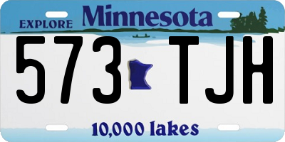 MN license plate 573TJH