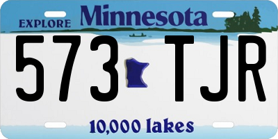 MN license plate 573TJR