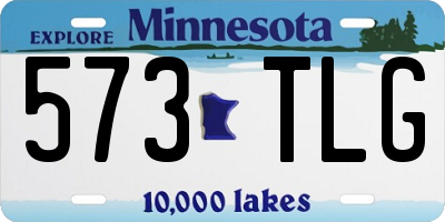 MN license plate 573TLG