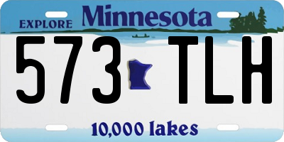 MN license plate 573TLH