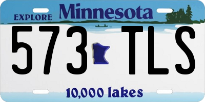 MN license plate 573TLS
