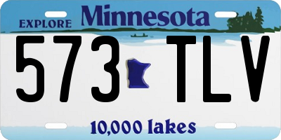 MN license plate 573TLV