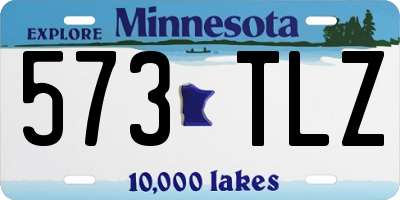 MN license plate 573TLZ