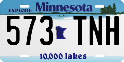 MN license plate 573TNH