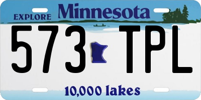 MN license plate 573TPL