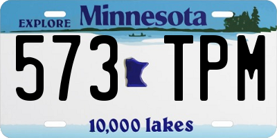 MN license plate 573TPM