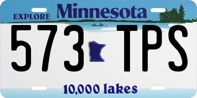 MN license plate 573TPS