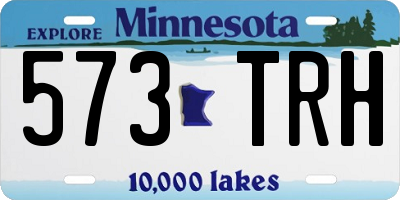 MN license plate 573TRH