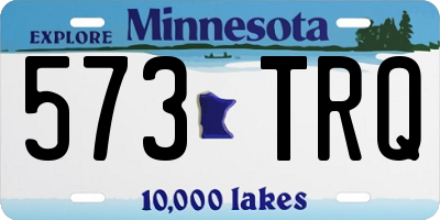 MN license plate 573TRQ