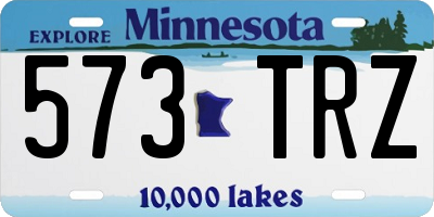 MN license plate 573TRZ