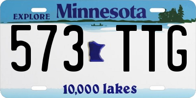 MN license plate 573TTG