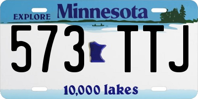 MN license plate 573TTJ