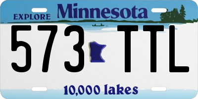 MN license plate 573TTL