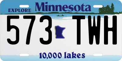 MN license plate 573TWH