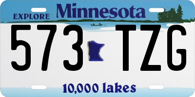 MN license plate 573TZG