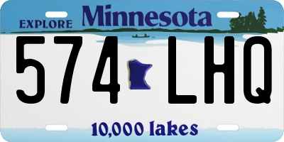 MN license plate 574LHQ