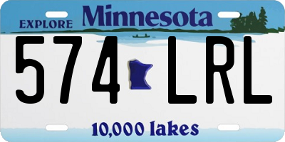 MN license plate 574LRL
