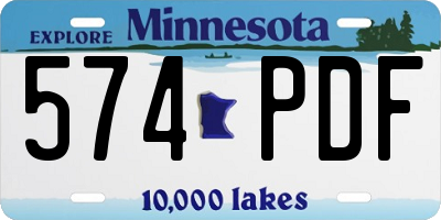 MN license plate 574PDF