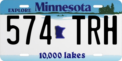MN license plate 574TRH