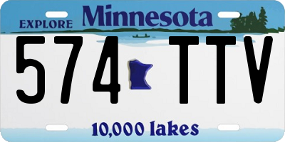 MN license plate 574TTV