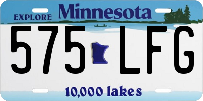 MN license plate 575LFG